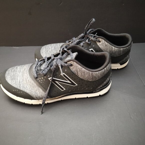 New Balance Cush Ladies Size 7.5 Grey & Black Lace Closure Sneakers - Picture 2 of 11